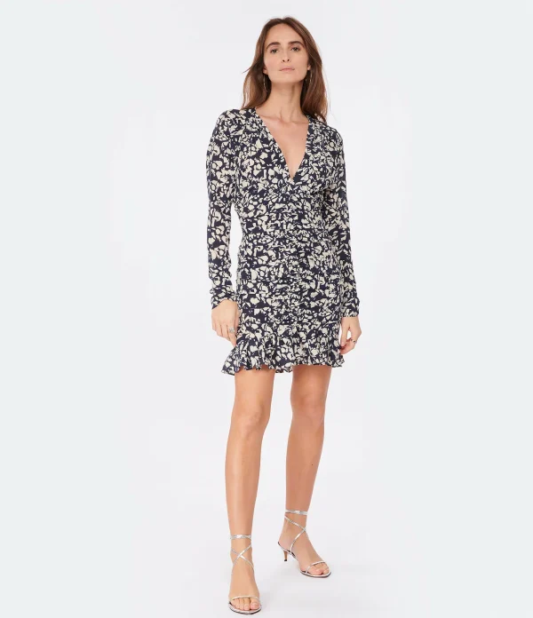 Isabel Marant Robe Lara Soie Noir 4