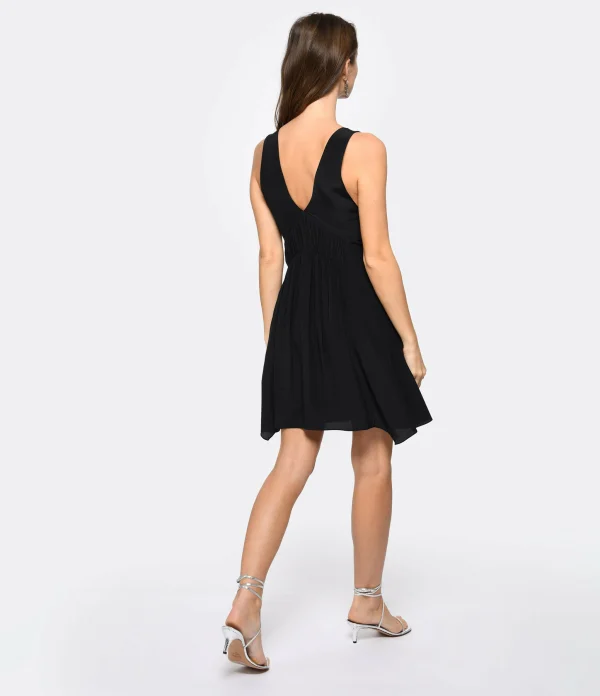 Isabel Marant Robe Nalatia Soie Noir 5