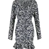 Isabel Marant Robe Lara Soie Noir 11