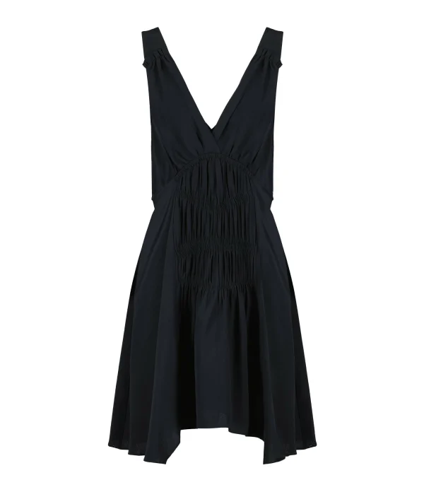 Isabel Marant Robe Nalatia Soie Noir 1