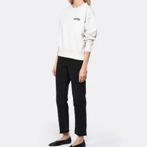 Isabel Marant Sweatshirt Shad Coton Écru 10