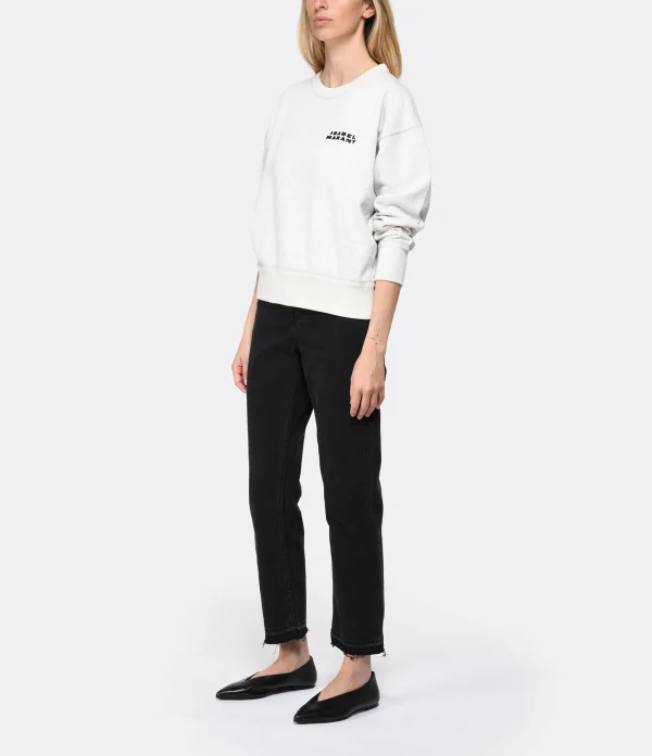 Isabel Marant Sweatshirt Shad Coton Écru 4