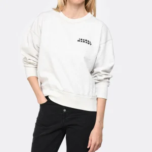 Isabel Marant Sweatshirt Shad Coton Écru 8