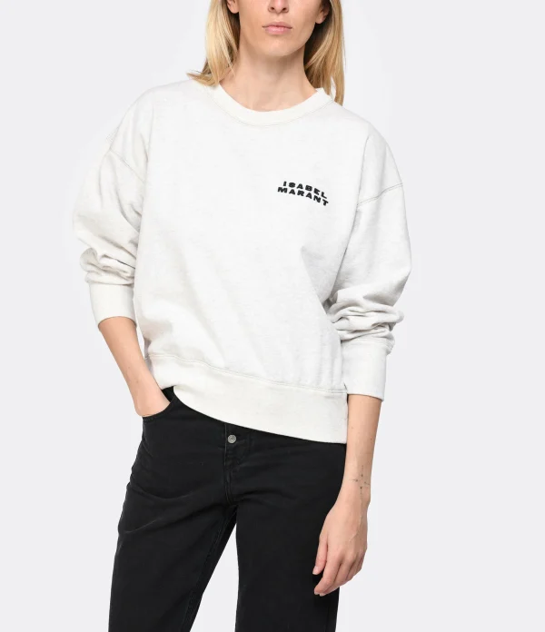 Isabel Marant Sweatshirt Shad Coton Écru 3