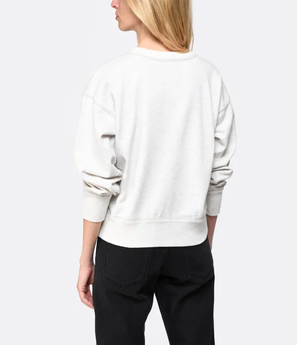 Isabel Marant Sweatshirt Shad Coton Écru 5