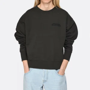 Isabel Marant Sweatshirt Shad Coton Noir Délavé 8