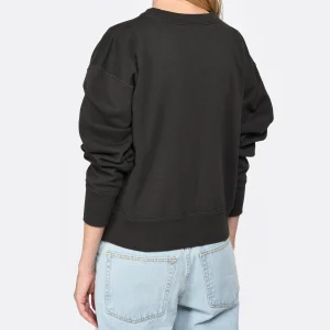 Isabel Marant Sweatshirt Shad Coton Noir Délavé 12