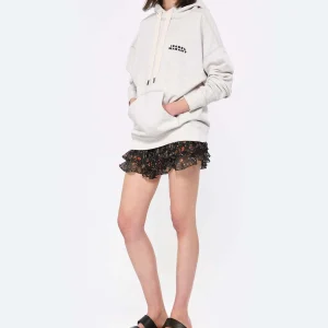 Isabel Marant Sweatshirt Hoodie Scott Coton Écru 13