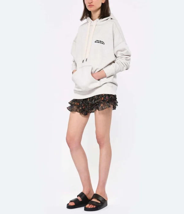 Isabel Marant Sweatshirt Hoodie Scott Coton Écru 5