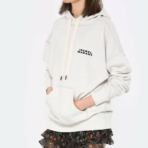 Isabel Marant Sweatshirt Hoodie Scott Coton Écru 11