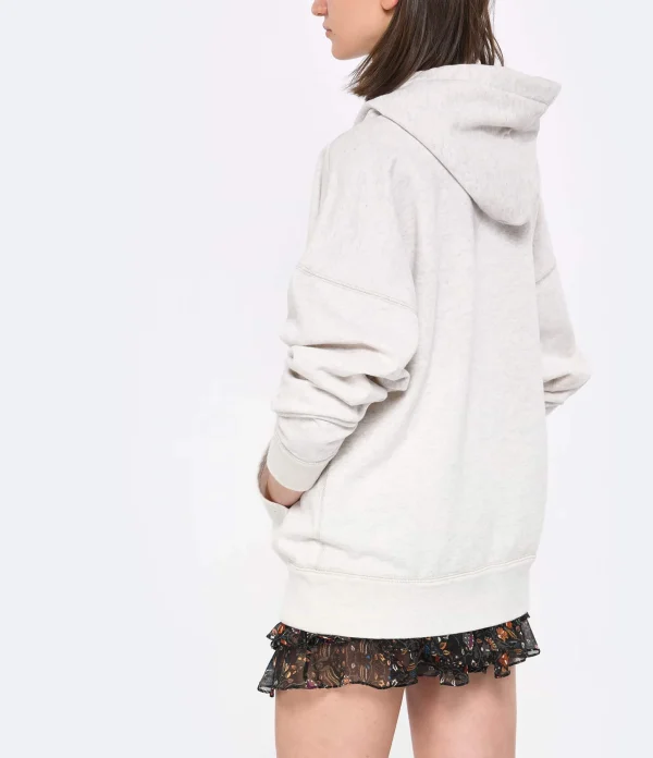 Isabel Marant Sweatshirt Hoodie Scott Coton Écru 6