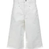 Isabel Marant Bermuda Natalina Denim Blanc 22