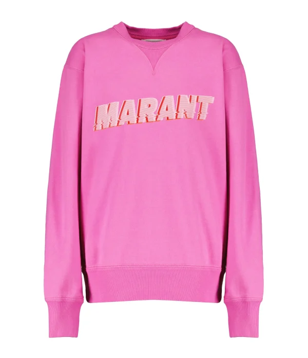 Isabel Marant Sweatshirt Homme Miky Coton Rose 1