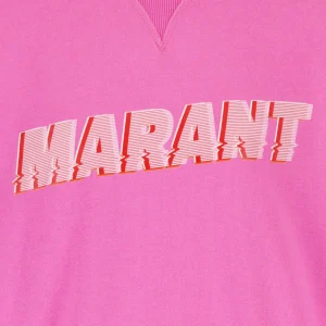 Isabel Marant Sweatshirt Homme Miky Coton Rose 9