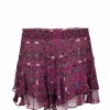 Isabel Marant Short Aboreli Soie Fuchsia 14