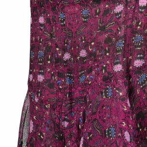 Isabel Marant Short Aboreli Soie Fuchsia 9