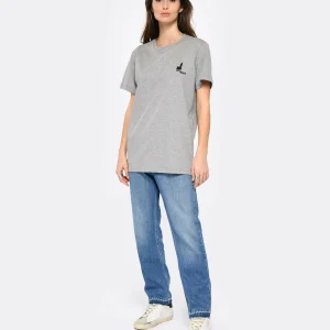 Isabel Marant Tee-shirt Homme Zafferh Coton Gris Clair 13