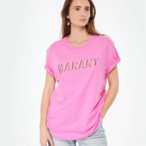 Isabel Marant Tee-shirt Homme Honore Coton Rose 11