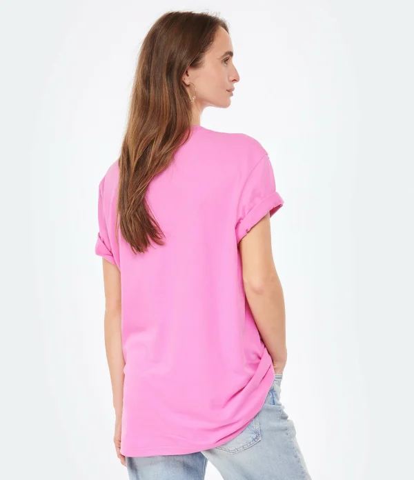 Isabel Marant Tee-shirt Homme Honore Coton Rose 5