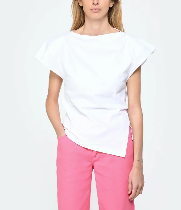 Isabel Marant Tee-shirt Sebani Coton Blanc 3