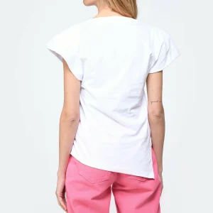 Isabel Marant Tee-shirt Sebani Coton Blanc 10