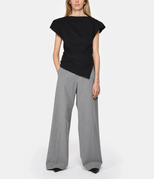 Isabel Marant Tee-shirt Sebani Coton Noir 4