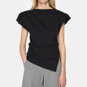 Isabel Marant Tee-shirt Sebani Coton Noir 8