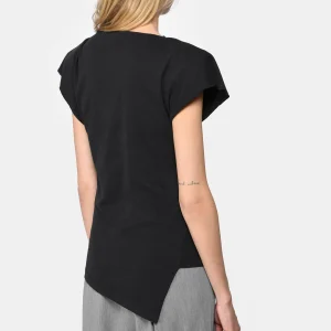 Isabel Marant Tee-shirt Sebani Coton Noir 12