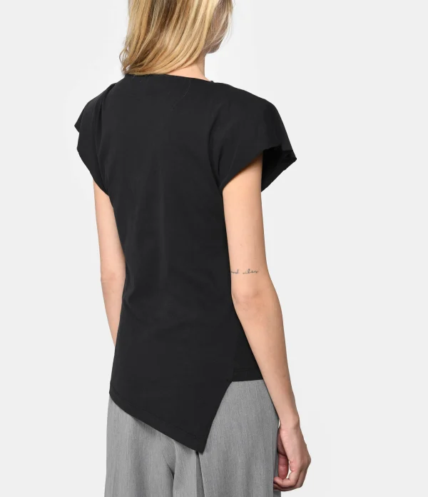 Isabel Marant Tee-shirt Sebani Coton Noir 5