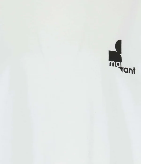 Isabel Marant Tee-shirt Homme Zafferh Coton Blanc 3