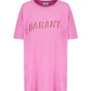 Isabel Marant Tee-shirt Homme Honore Coton Rose 17