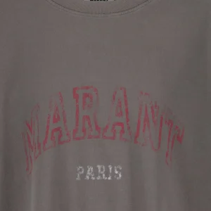 Isabel Marant Tee-shirt Homme Honore Coton Noir Délavé 9