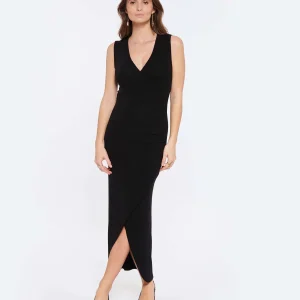 IRO Robe Longue Cindya Noir 10