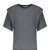 IRO Tee-shirt Fortuna Coton Gris Foncé 17