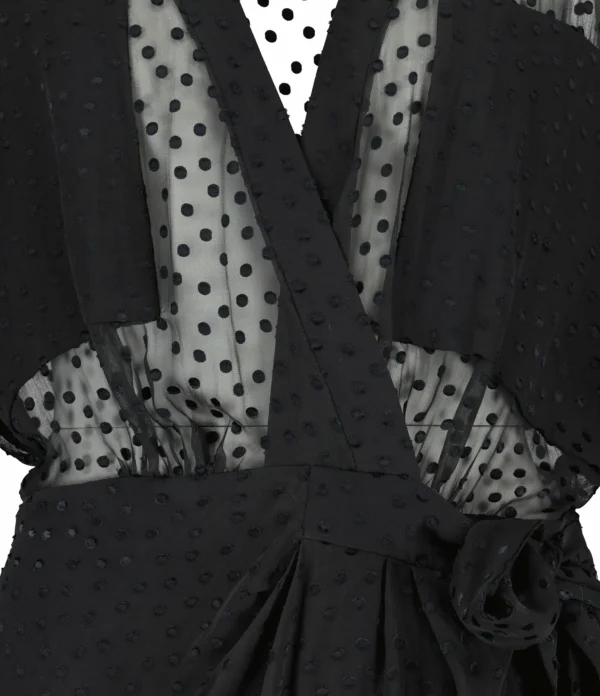 IRO Robe Ricarda Soie Noir 3