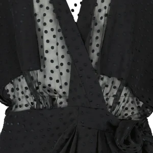 IRO Robe Ricarda Soie Noir 8