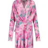 IRO Robe Zola Imprimé Rose Clair 14