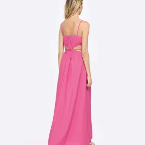 JONATHAN SIMKHAI Robe Amora Rose Berry 12