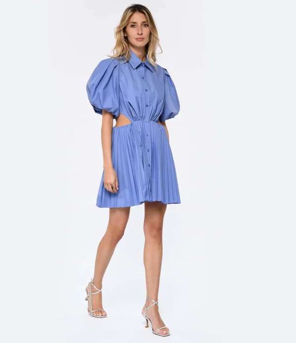 JONATHAN SIMKHAI Robe Nadine Bleu Hydrangea 4