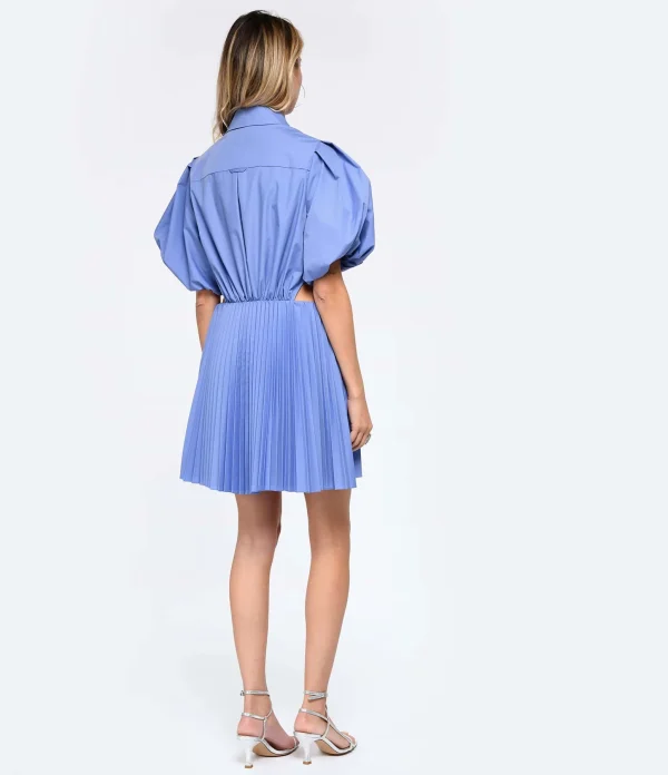 JONATHAN SIMKHAI Robe Nadine Bleu Hydrangea 5