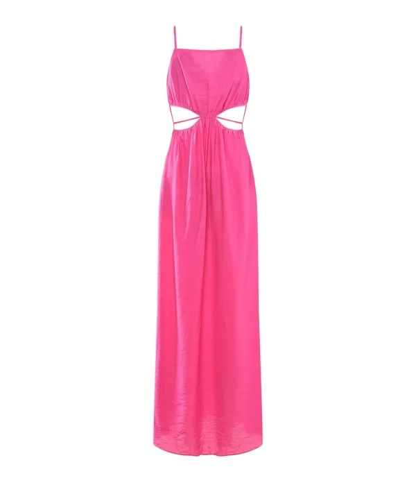 JONATHAN SIMKHAI Robe Amora Rose Berry 1