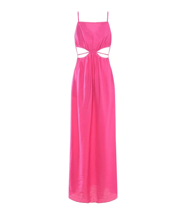 JONATHAN SIMKHAI Robe Amora Rose Berry 1