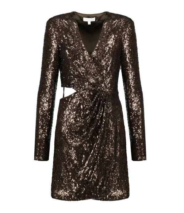 JONATHAN SIMKHAI Robe Blazer Conrad Sequins Sable 1