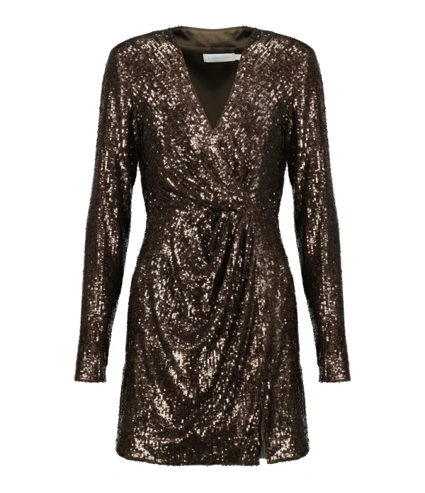 JONATHAN SIMKHAI Robe Blazer Monty Sequins Sable 1