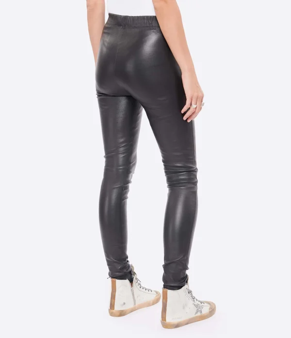 Joseph Pantalon Legging Cuir Noir 6