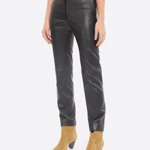 Joseph Pantalon Coleman Cuir Noir 16