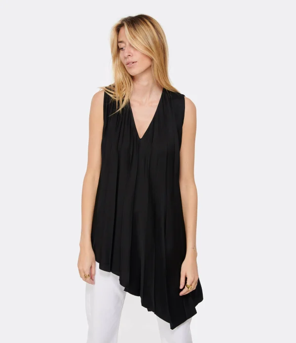 Joseph Top Dovehouse Satin Noir 4