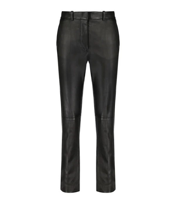 Joseph Pantalon Coleman Cuir Noir 1