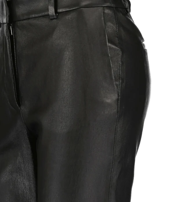 Joseph Pantalon Coleman Cuir Noir 3