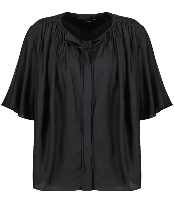 Joseph Blouse Bristow Soie Noir 1